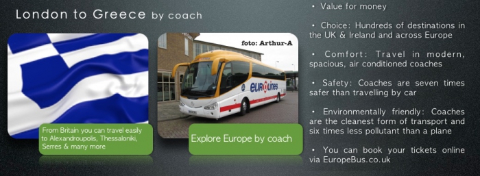 London to Greece Cheap Coach/Bus tickets and timetables
