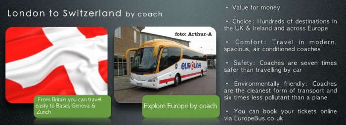 Eurolines London to Switzerland