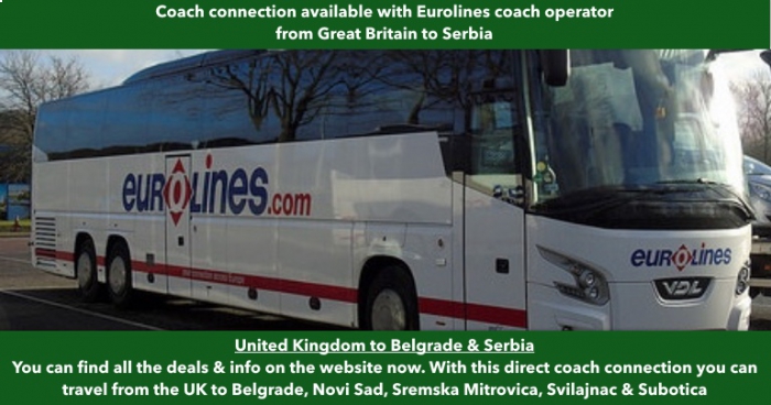 Eurolines London to Serbia