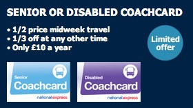 National Express Senior and Disabled Coachcard