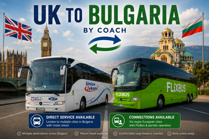 UK to Bulgaria by bus UK to Bulgaria by bus