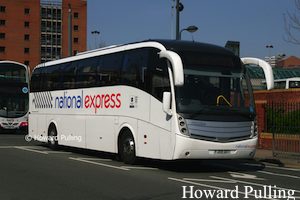 London to Manchester bus with National Express