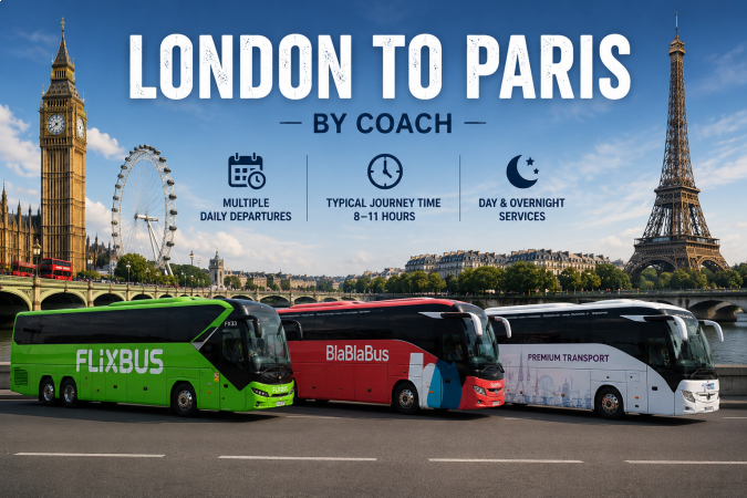 London to Paris bus London to Paris bus