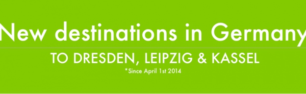 New direct link from London to Leipzig, Dresden, Kassel, Dortmund and Dusseldorf