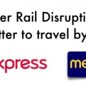 Easter Rail Disruption 2015. Better to travel by coach