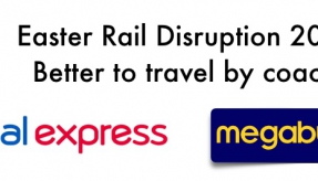 Easter Rail Disruption 2015. Better to travel by coach