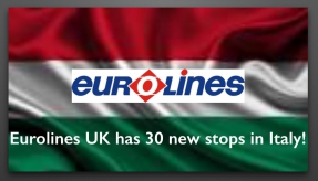 Eurolines UK: 30 new stops in Italy