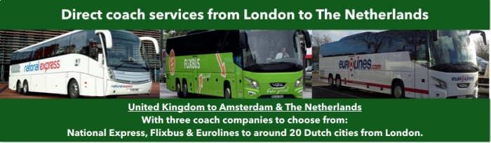 London to the Netherlands by bus