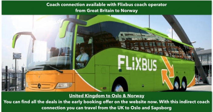 Flixbus London to Norway by bus