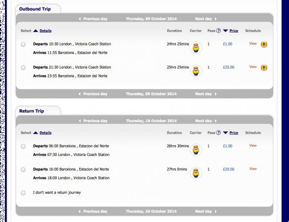 Megabus cheap tickets