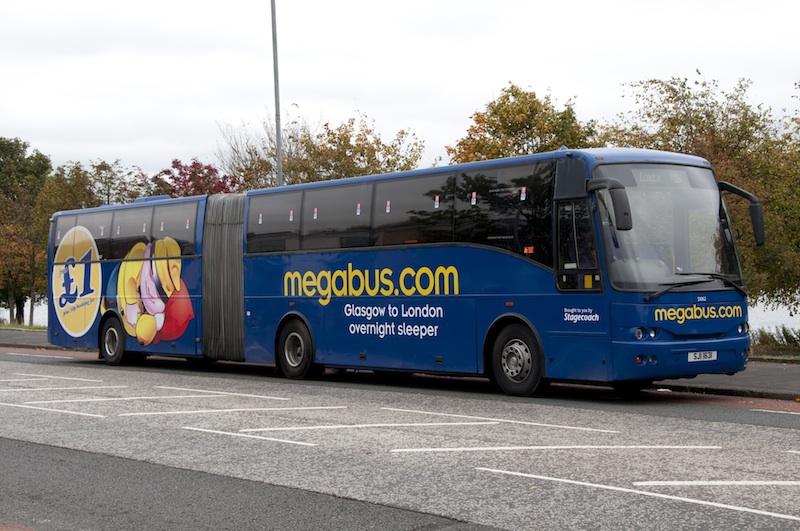 Megabus sleeper London to Glasgow