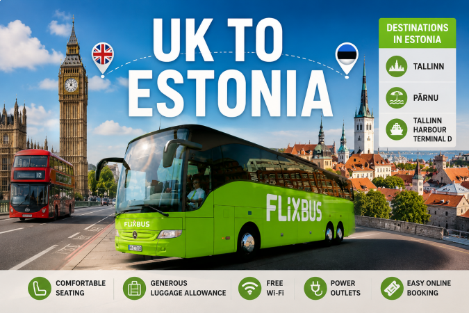 UK to Estonia by bus