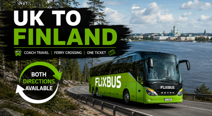 UK to Finland by bus