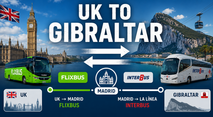 UK to Gibraltar by bus UK to Gibraltar by bus
