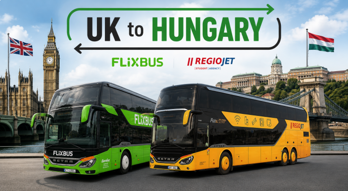 UK to Hungary by bus