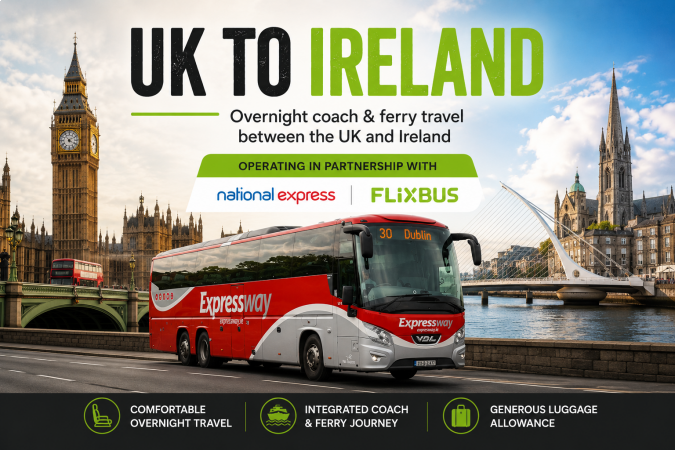 UK to Ireland bus UK to Ireland bus