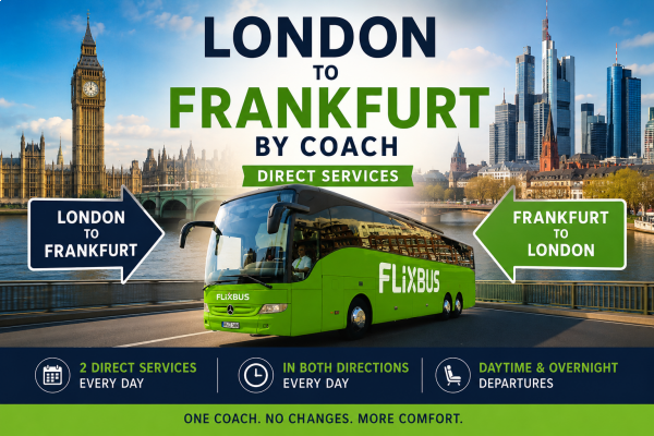 London to Frankfurt by bus