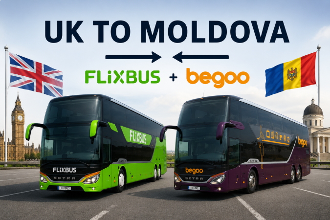 UK to Moldova by bus