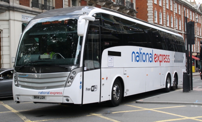 National Express London to Holland by bus