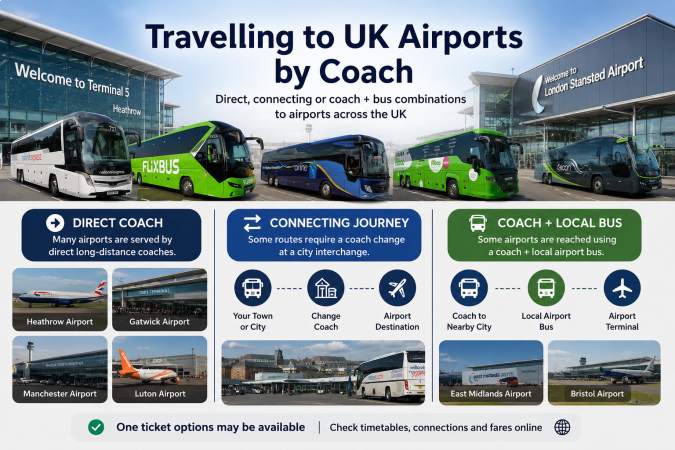 Airport bus coach UK