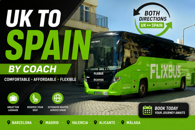 UK to Spain by bus